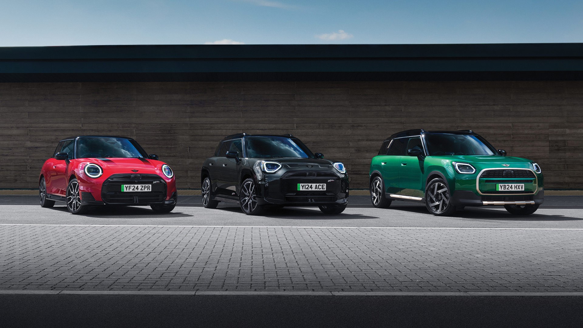 MINI Electric parked